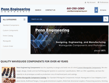 Tablet Screenshot of pennengineering.com